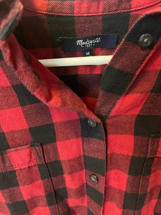 Madewell Short Sleeve Flannel - Picture 2 of 3